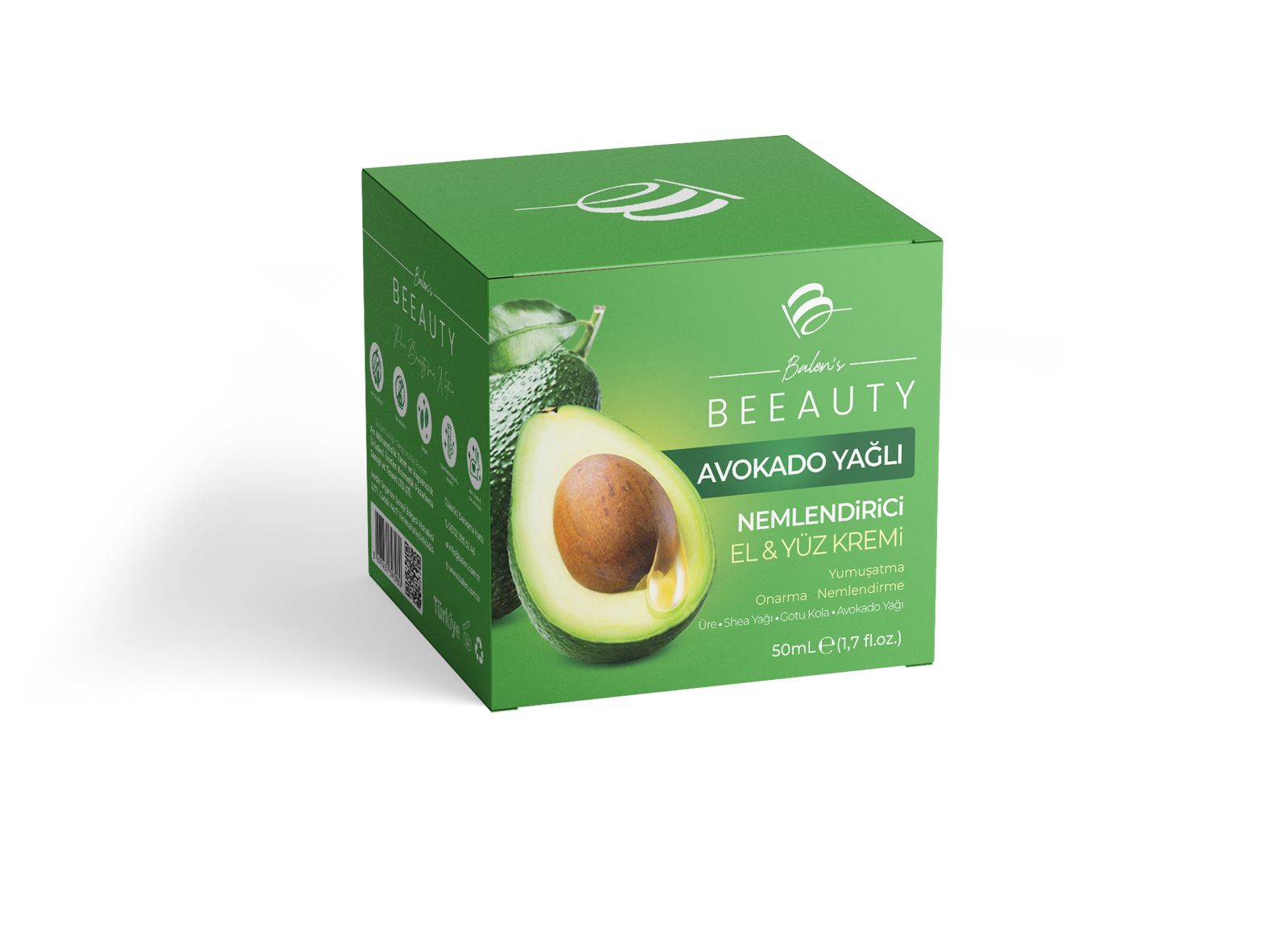 AVOKADO YAĞLI NEMLENİRİCİ EL & YÜZ KREMİ * 50 ml